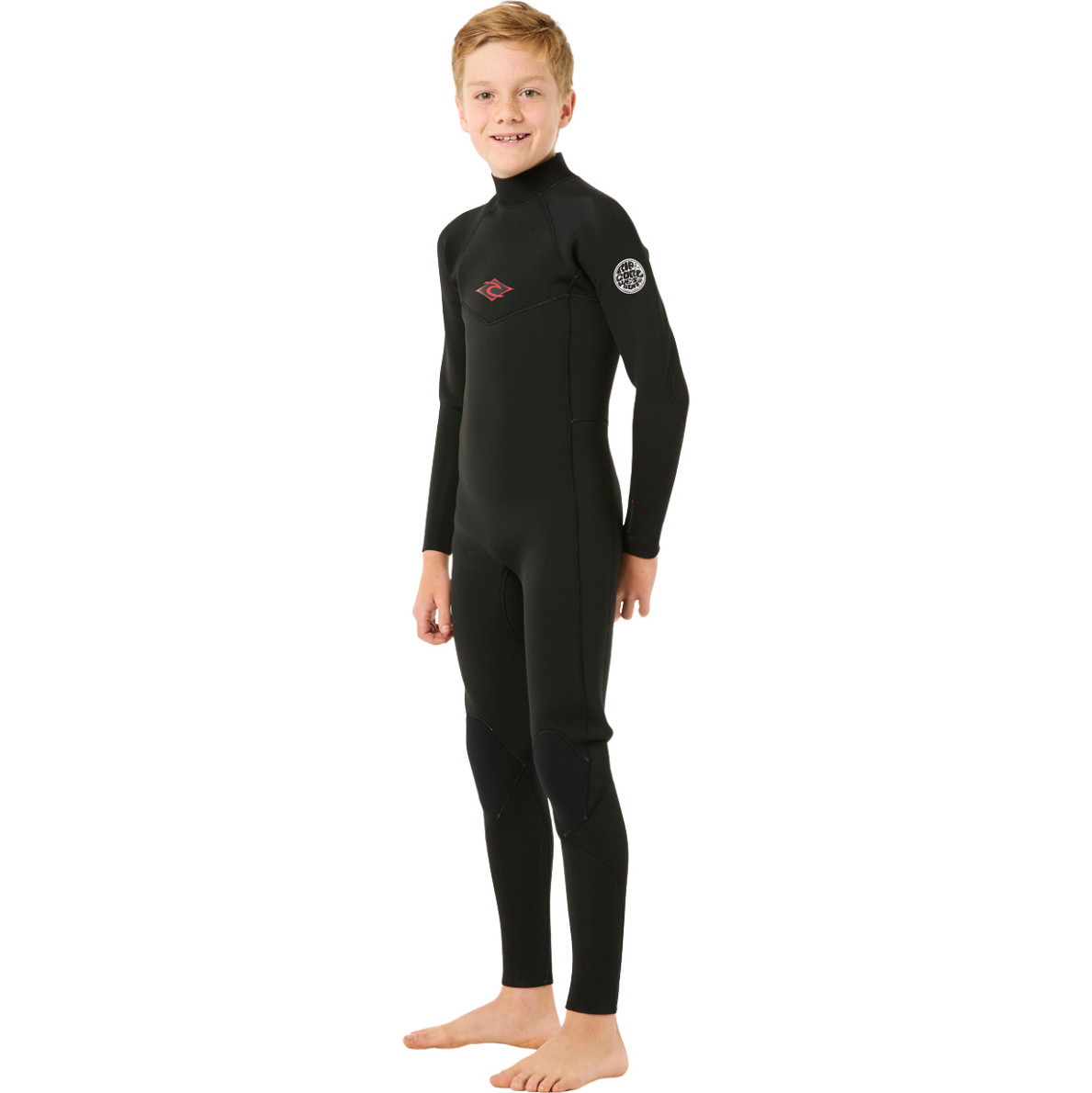 2026 Rip Curl Junior Dawn Patrol 4/3mm Back Zip Wetsuit 149BFS - Black